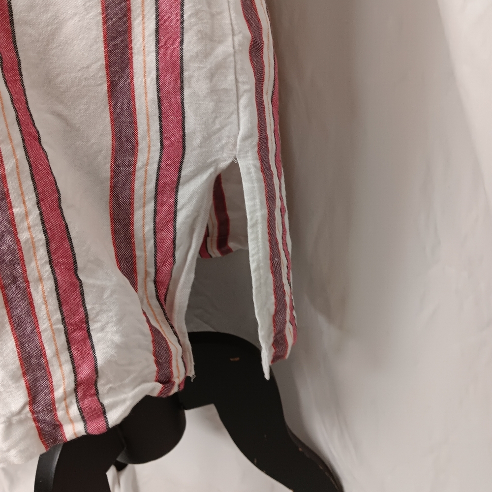 Loft Summer Spring Button Down Striped Dress - image 5